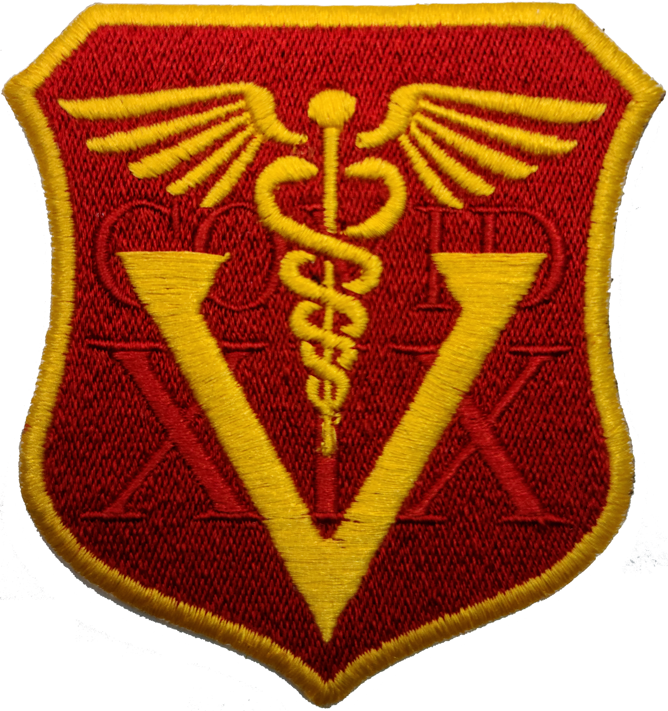 COVID 19 V Vaccinated Patch - Colored