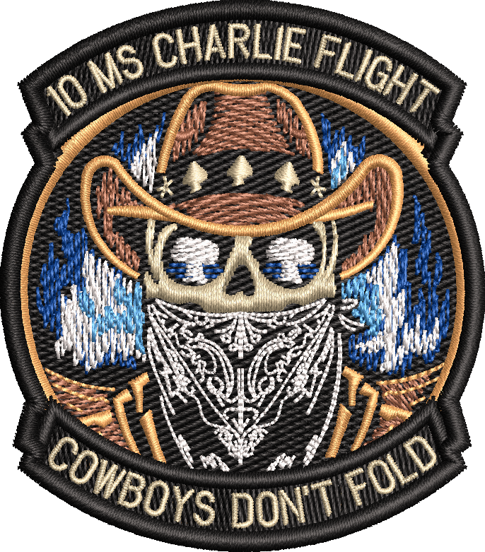 10 MS Charlie Flight - Cowboys Don't Fold