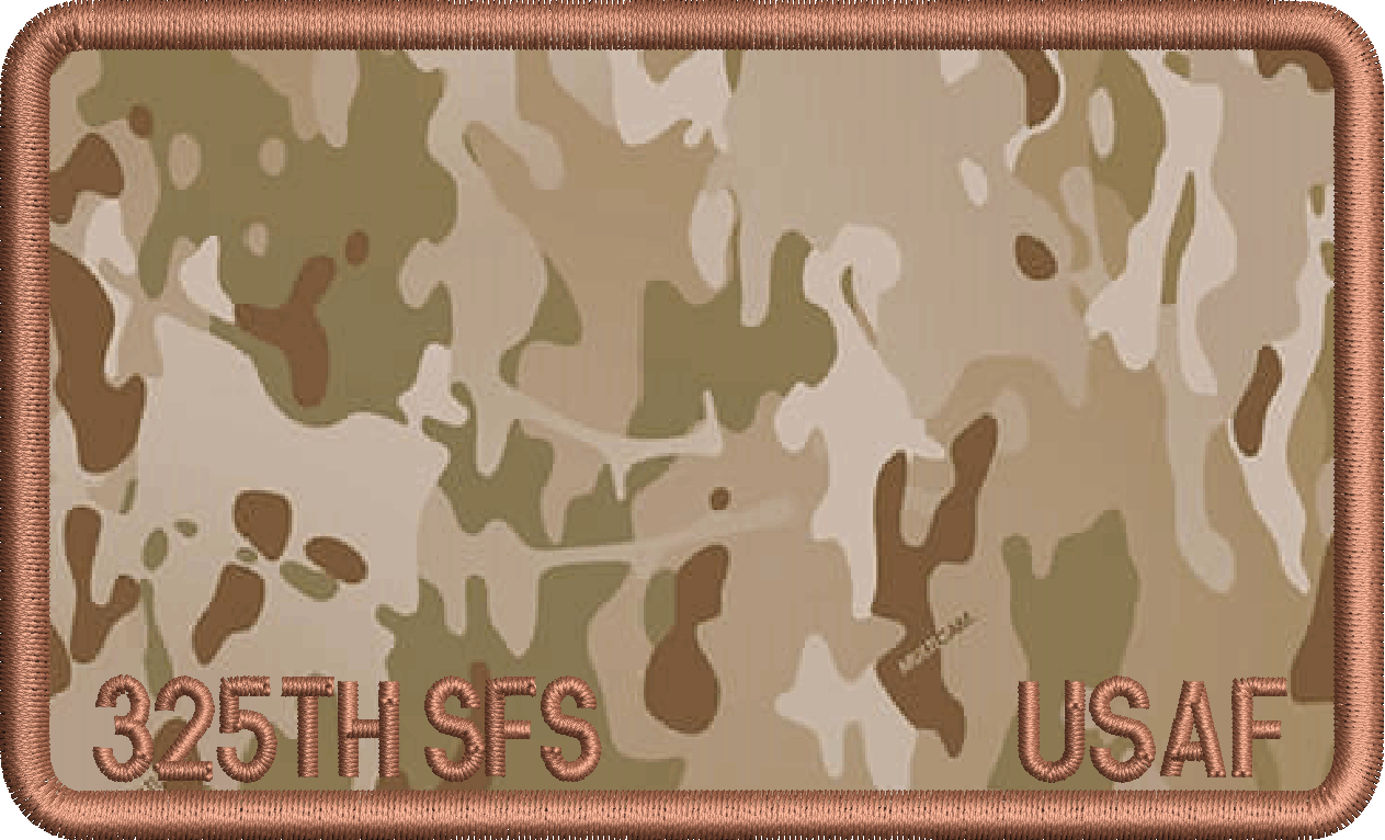 325th Security Forces Squadron - Flight Suit Name Tag