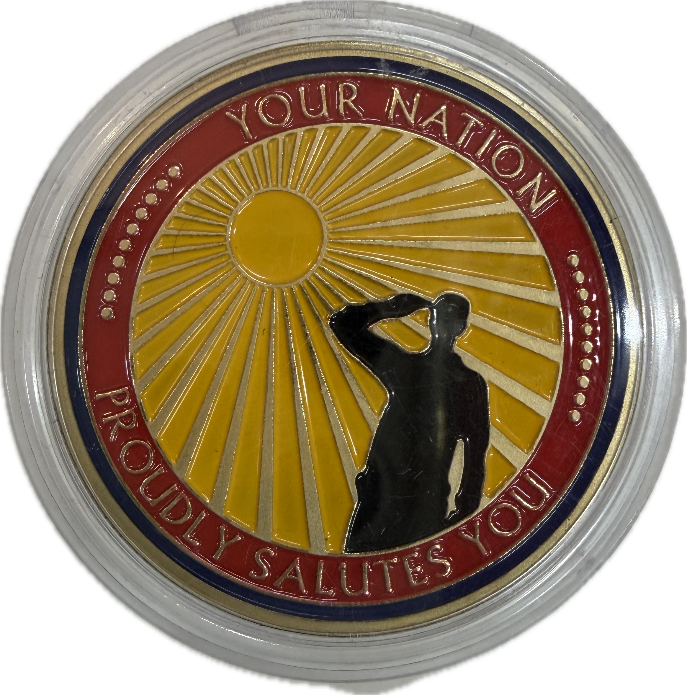 Your Nation Proudly Salutes You - Coin