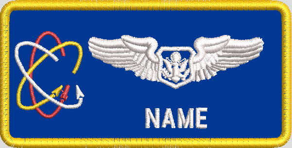 586 LOGO Flight Test Name Tag