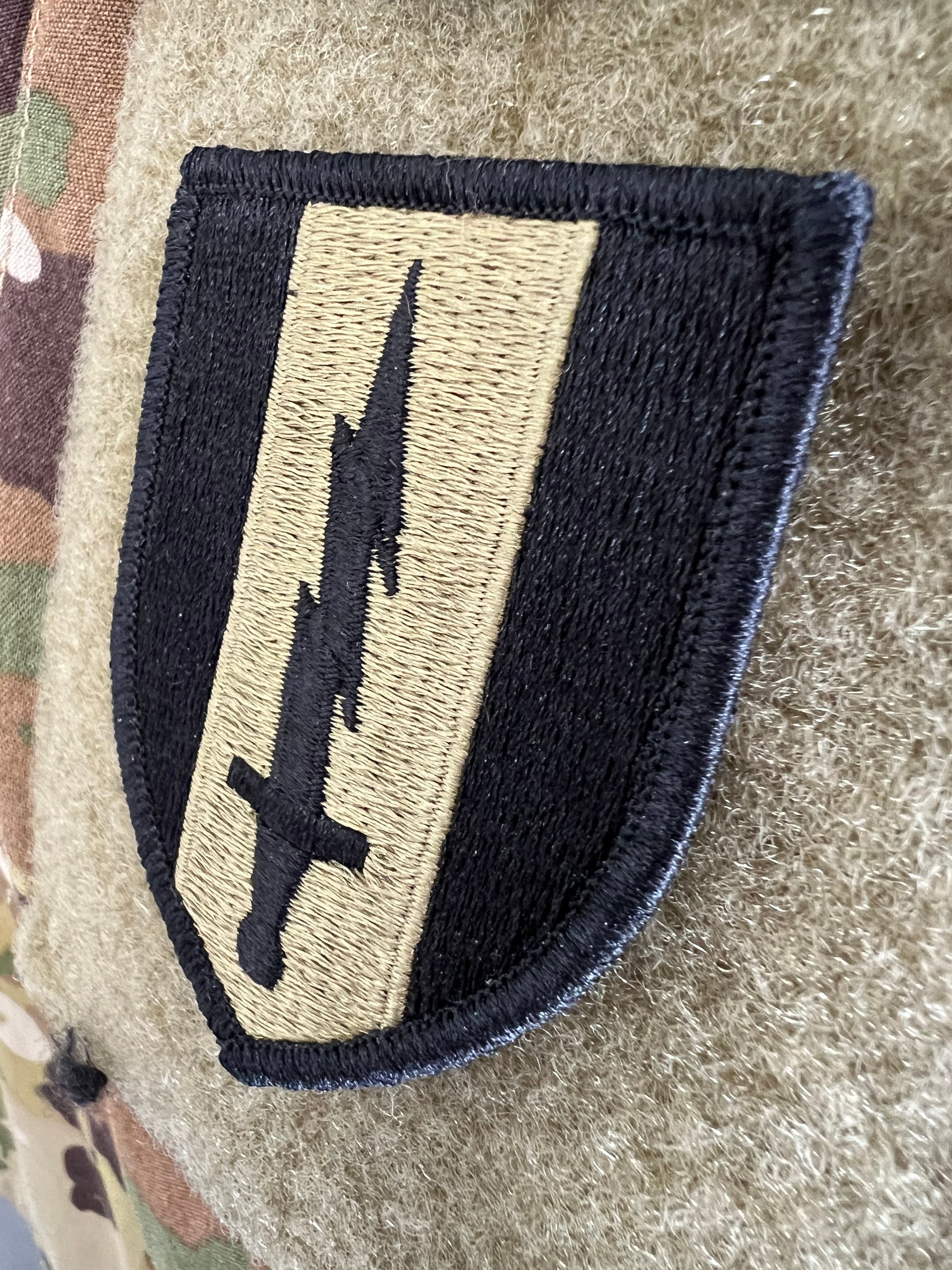 1st Signal Brigade OCP Patch with Fastener