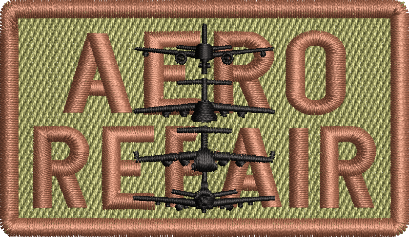 AERO REPAIR - Duty Identifier Patch with C-17/ C-5/  KC-10/KC-46