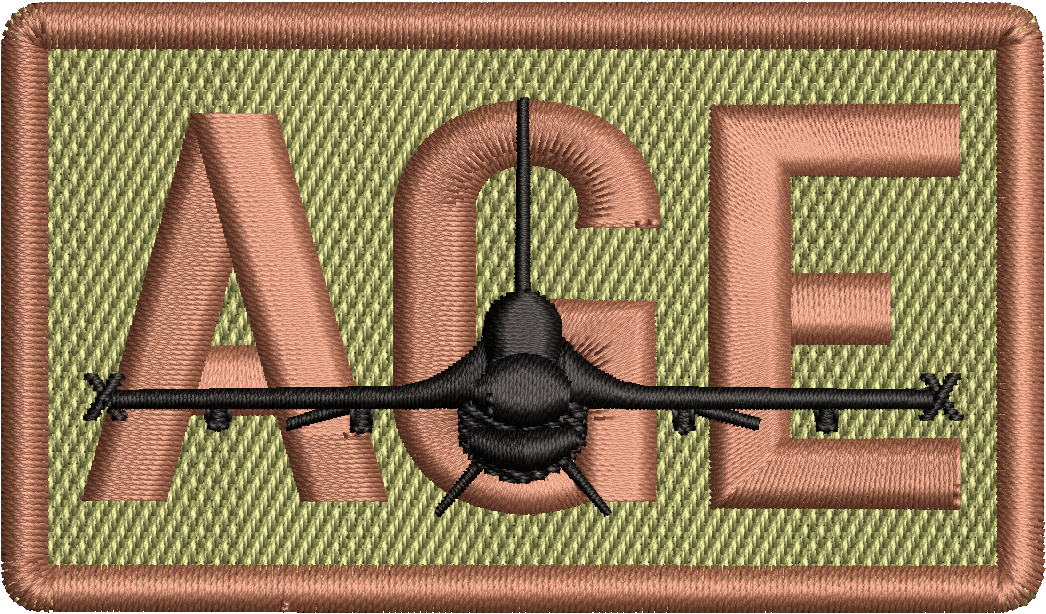 AGE - Duty Identifier Patch with F-16