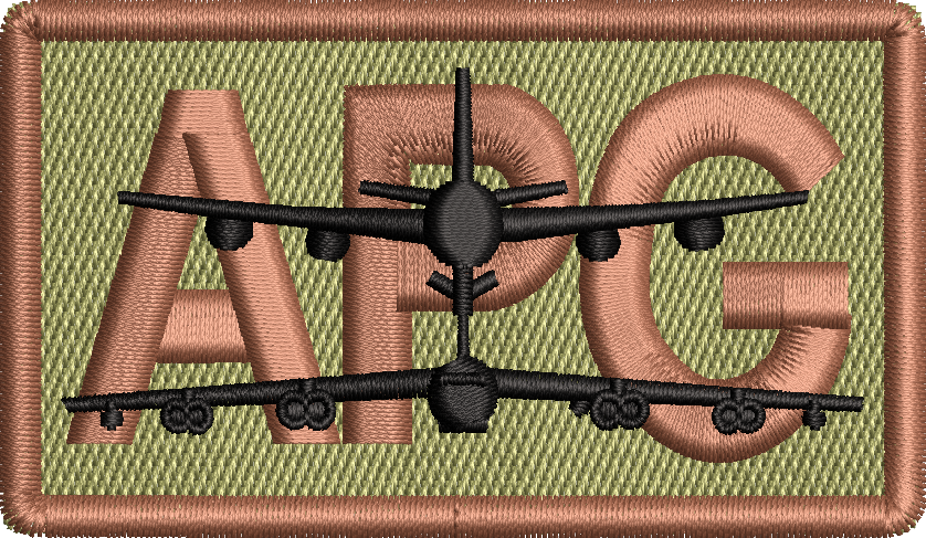 APG - Duty Identifier Patch with KC-135 and B-52
