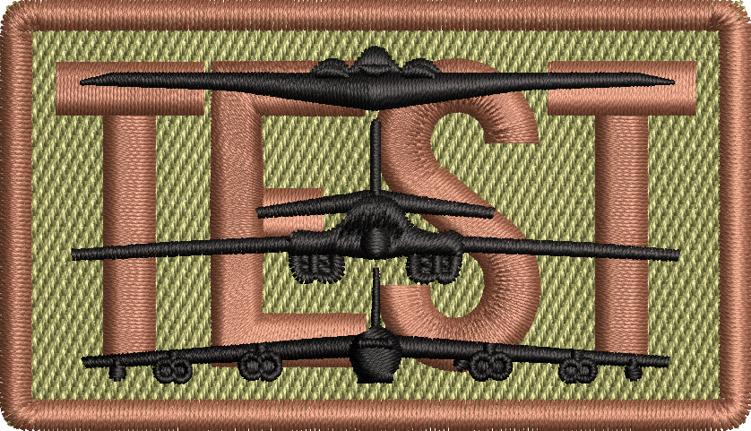 TEST - Duty Identifier Patch with B-1/B-2/B-52