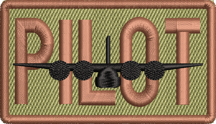 PILOT - Duty Identifier Patch with C-130J