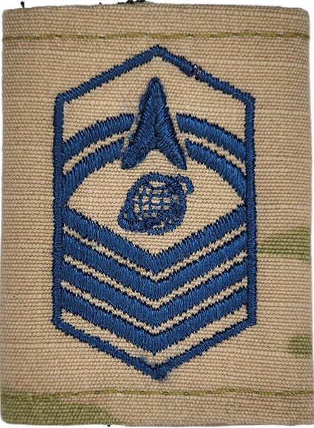 E-8 Senior Master Sergeant - U.S. SPACE FORCE OCP RANK -- GOR-TEX JACKET