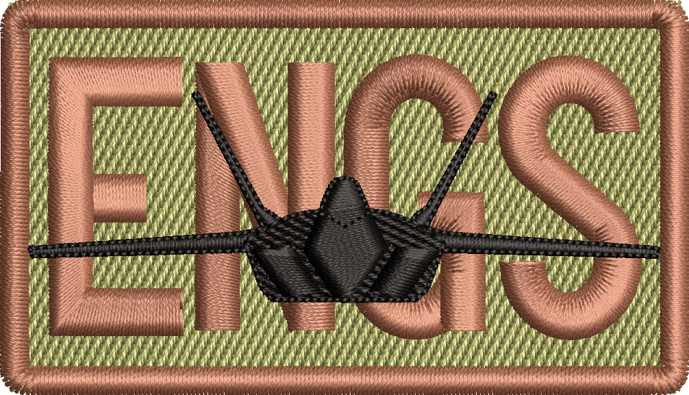 ENGS - Duty Identifier Patch with F-22 Raptor