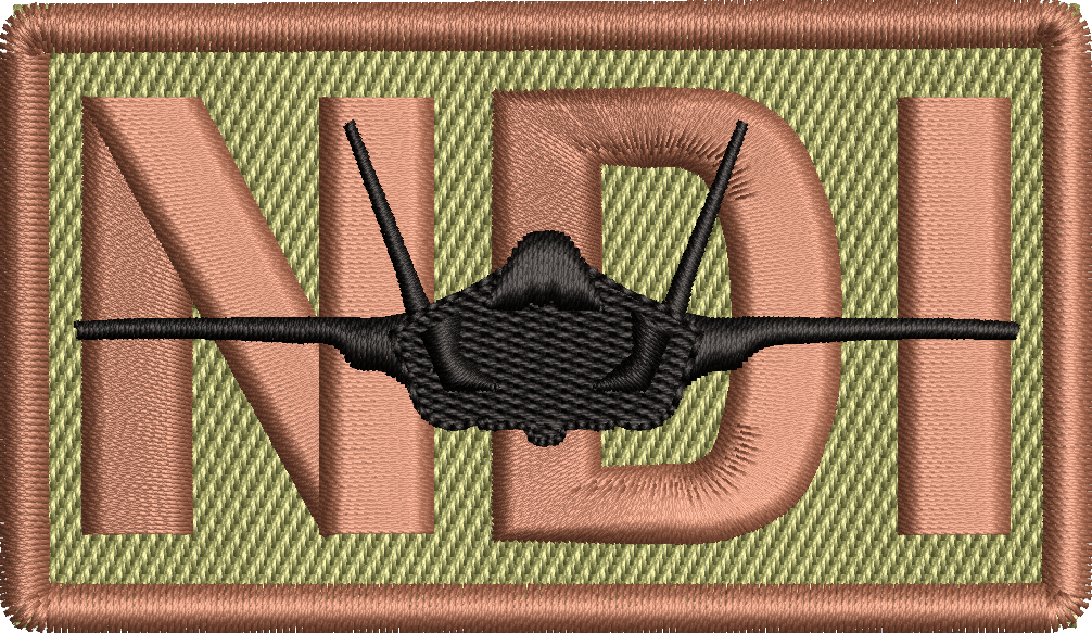 NDI - Duty Identifier Patch with F-35