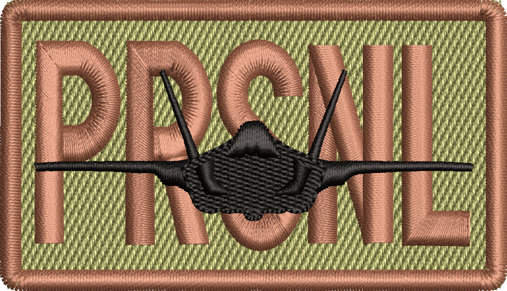 PRSNL - Duty Identifier Patch with F-35