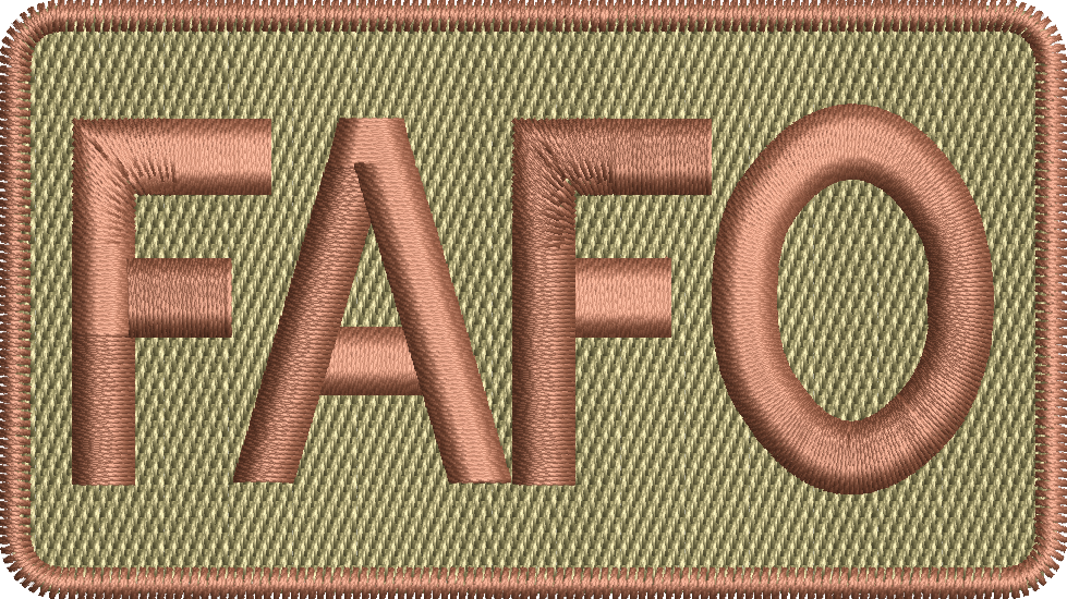 FAFO- Duty Identifier Patch