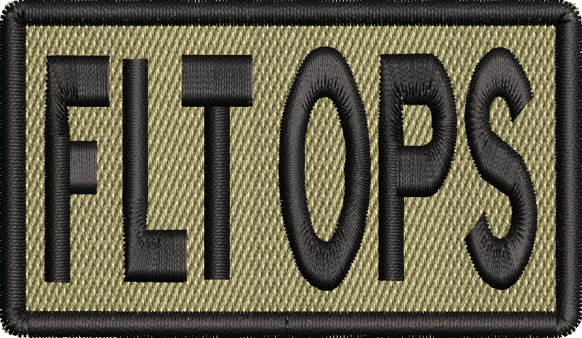 FLT OPS - Duty Identifier Patch (BLACK)
