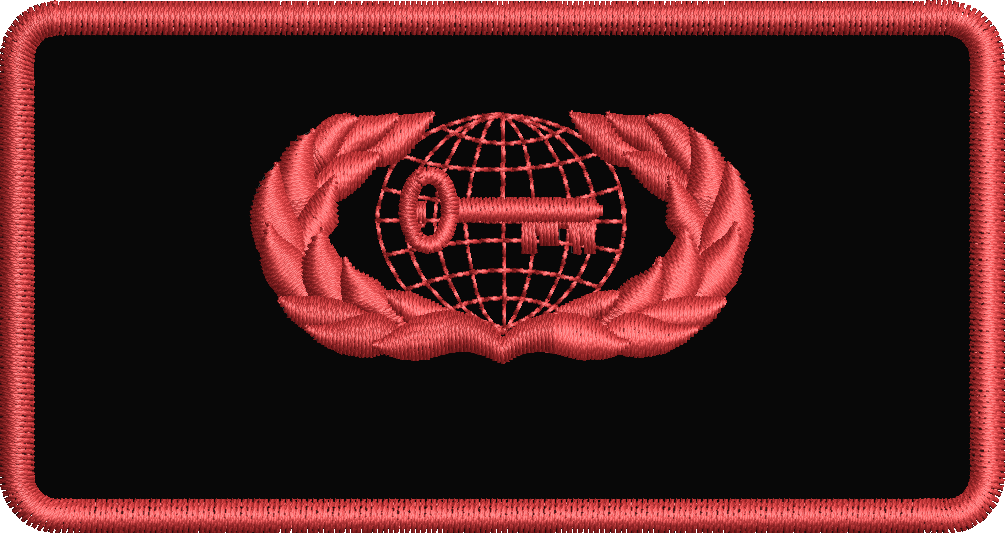 Intelligence Badge - Flight Suit Name Tag