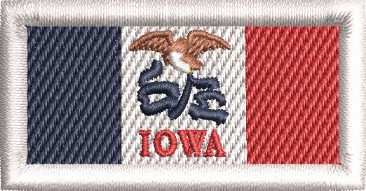 Iowa Flag Pen Tab