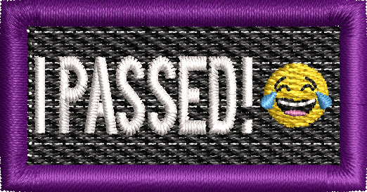 I passed! - Pen Tab