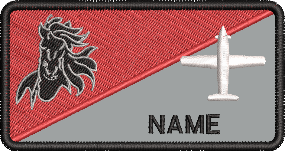 Mustangs Name Tag