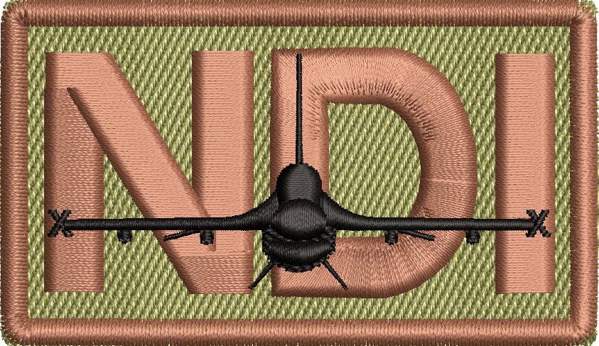 NDI - Duty Identifier Patch with F-16