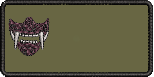 ONI Mask - Name Tag *OLIVE