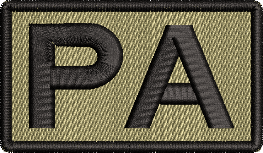PA - Duty Identifier Patch (BLACK)