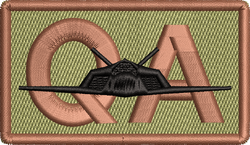 QA - Duty Identifier Patch with F-117
