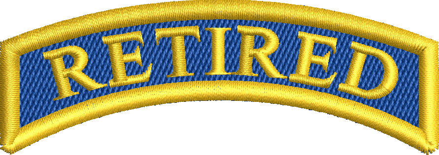 RETIRED - Rocker Tab (Blue & Yellow)