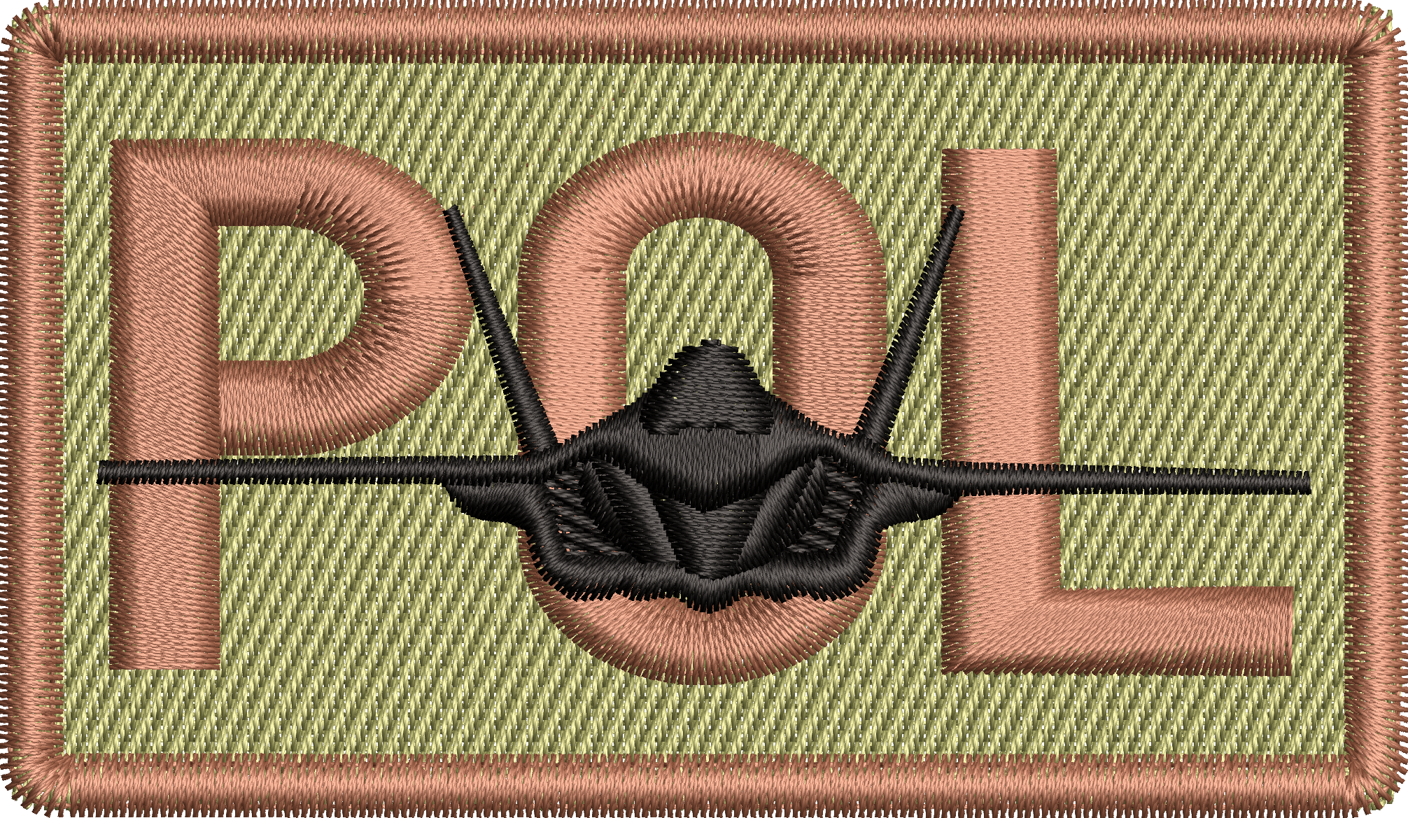 POL - Duty Identifier Patch with F-35