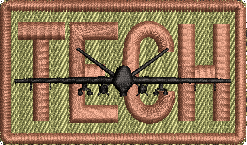 TECH - Duty Identifier Patch with MQ-9