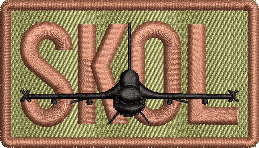 SKOL - Duty Identifier Patch with F-16