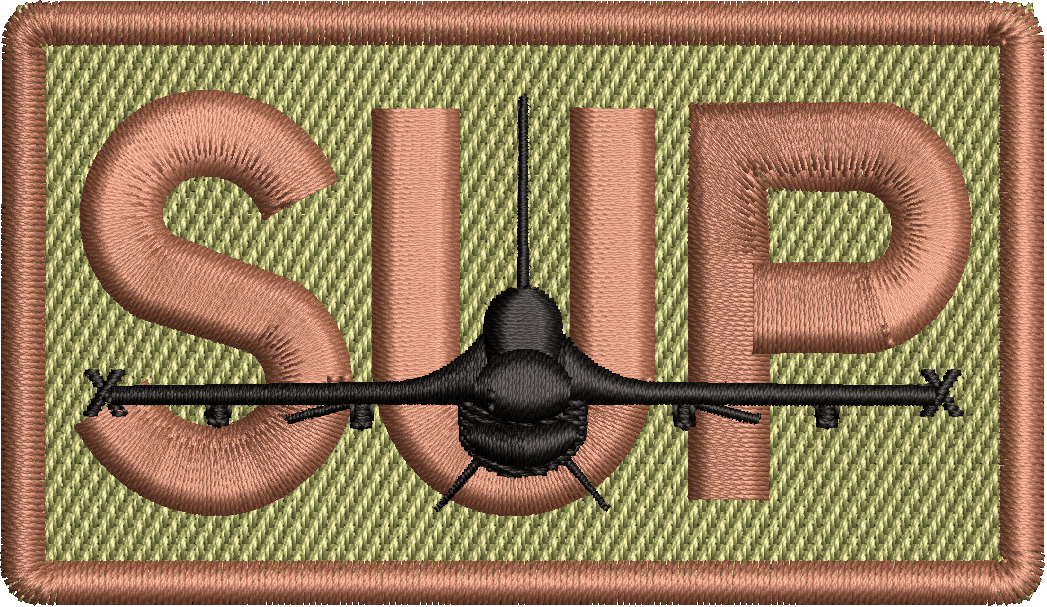 SUP - Duty Identifier Patch with F-16