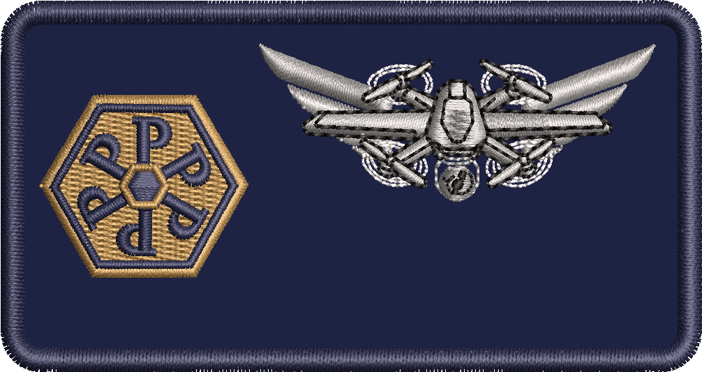 UAS Drone Pilot - Flight Suit Name Tag