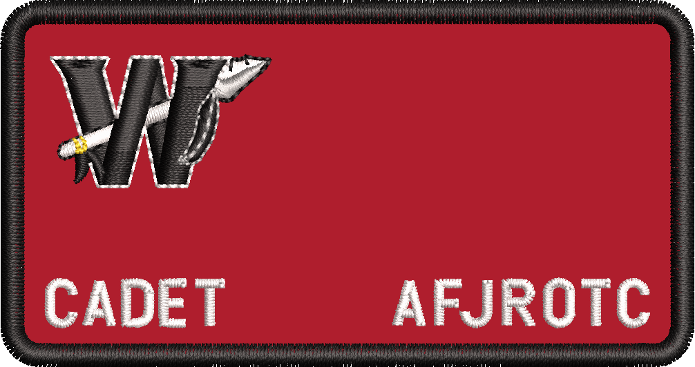 Wando AFJROTC - Flight Suit Name Tag