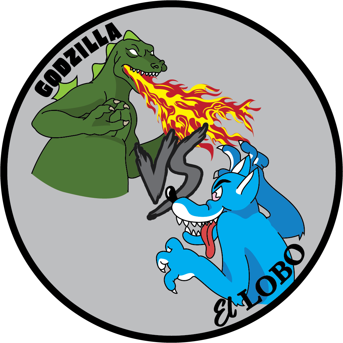 Godzilla vs El Lobo - PVC