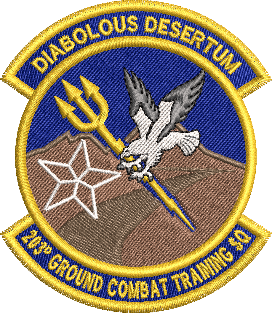 203d Ground Combat Training Squadron - Color