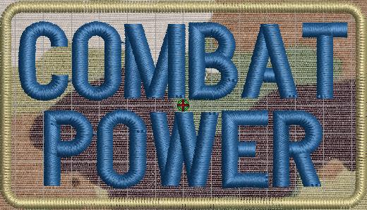 COMBAT POWER - Duty Identifier Patch - OCP Fabric