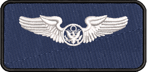 42d Attack Squadron Enlisted Aircrew- Standard Name Tag - Reaper Patches