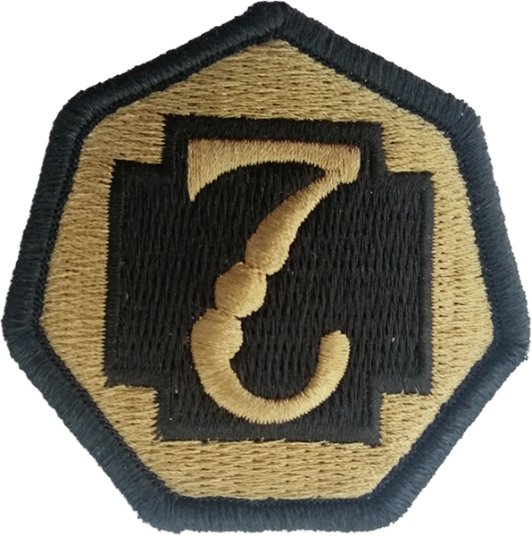 7th Medical Command OCP Patch with Fastener