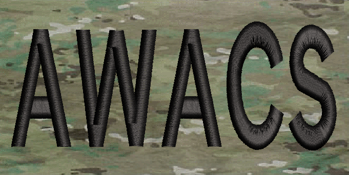 AWACS Multicam Shoulder Patch