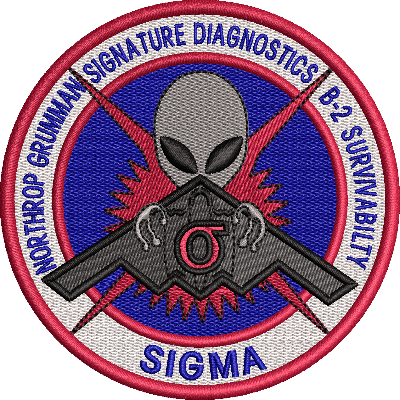 B-2  SIGMA - Red White and Blue