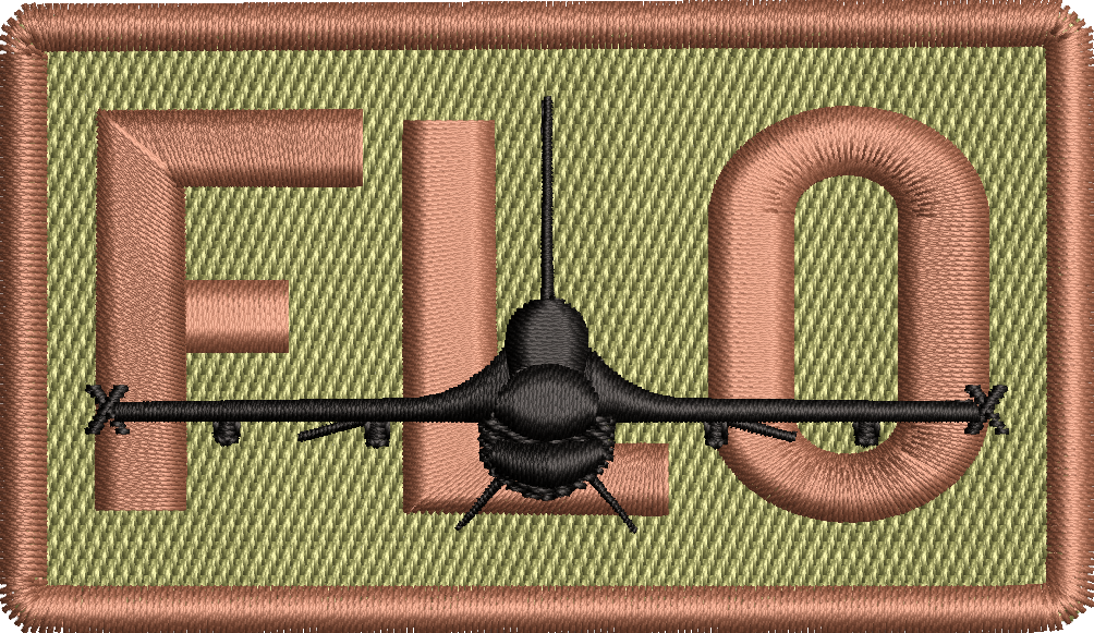 FLO - Duty Identifier Patch with F-16