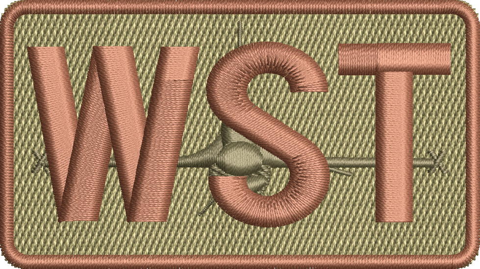 F-16 WST - Duty Identifier Patch (Olive Drab)