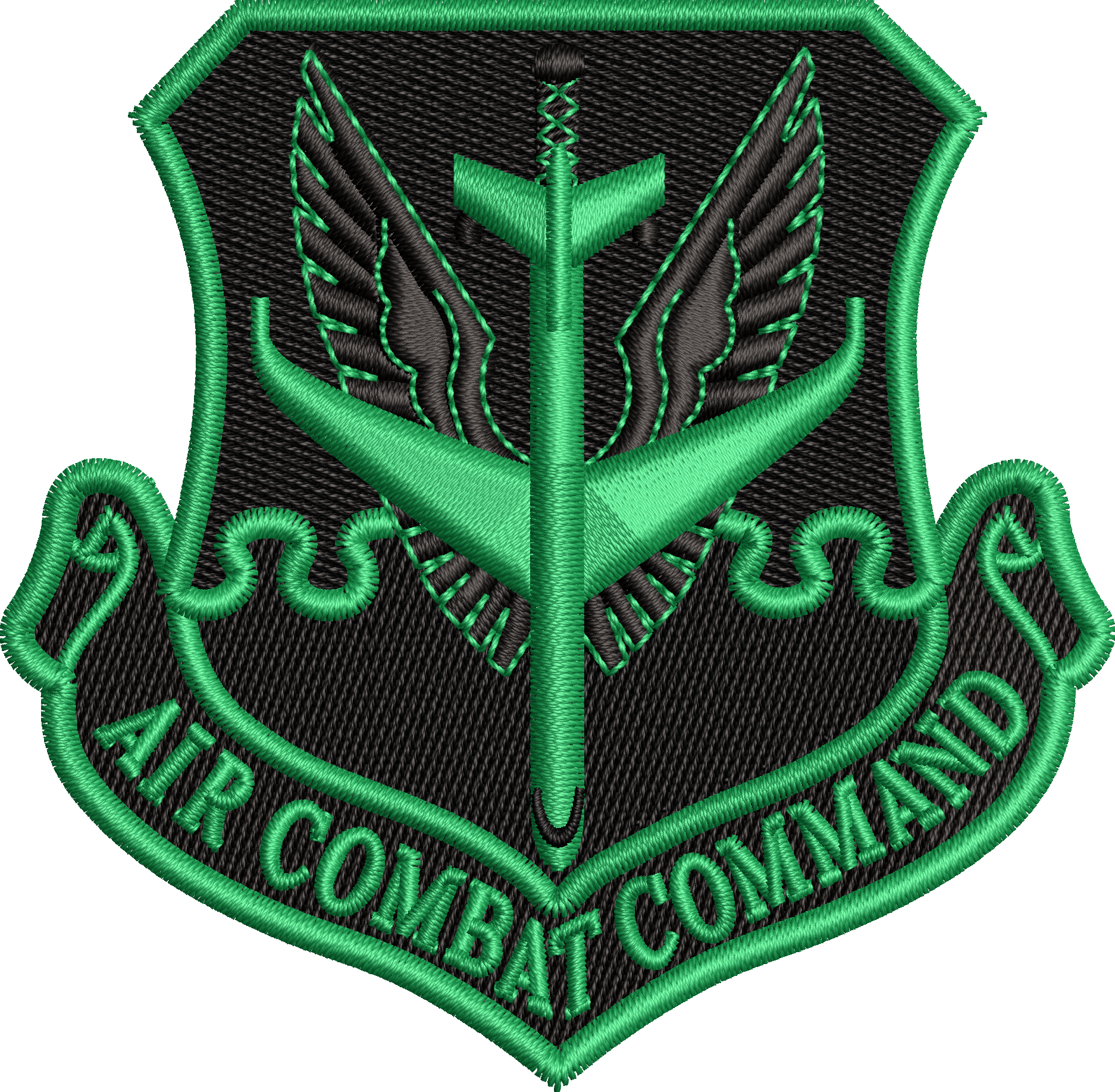 JSTAR Air Combat Command (ACC) - Black and Green