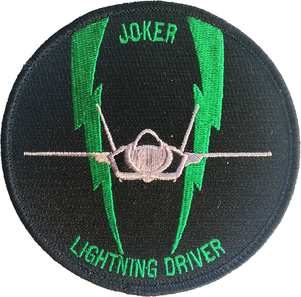 33rd Operations Support Squadron (OSS ) - JOKER-- LIGHTNING DRIVER PATCH