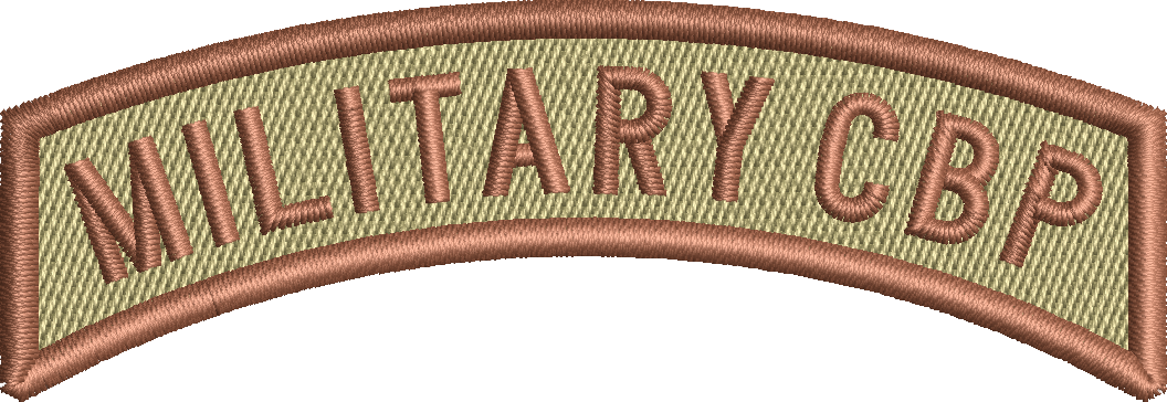 Military  CBP - Rocker Tab