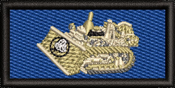 US Navy Seabees bulldozer - Pen Tab