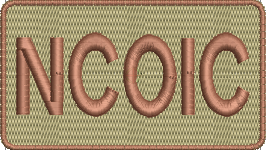 NCOIC - Duty Identifier Patch