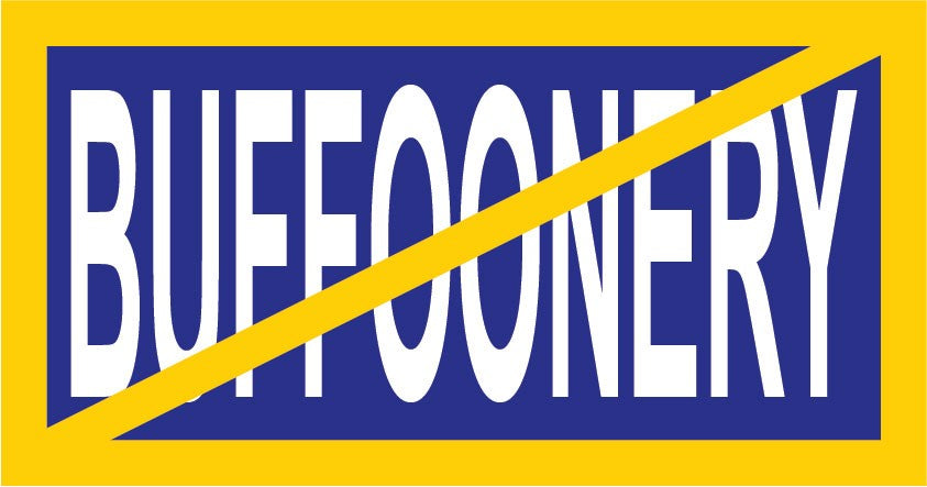No Buffoonery - PVC Pen Tab