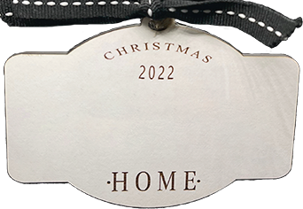 Custom Wooden Ornament 2022