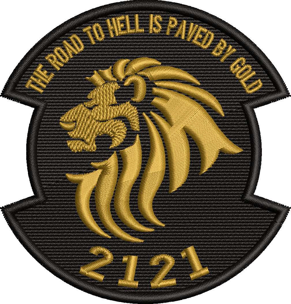 2121 - The Road to Hell Is Paved by Gold - Color