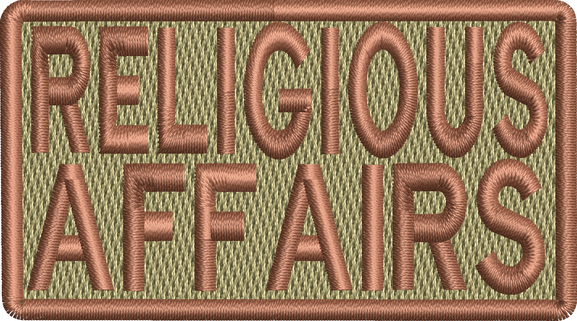 Religious Affairs - Duty Identifier - Patch